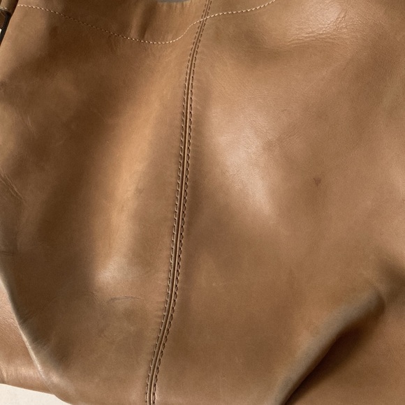 Vintage RARE Coach COWHIDE Elegant Tan Leather Shoulder Bag - Picture 3 of 7